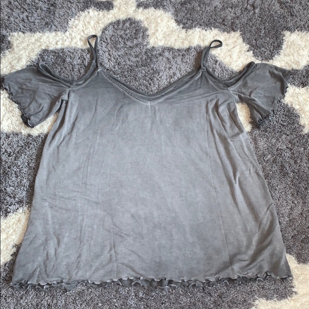 American Eagle Grey Tee - image 1